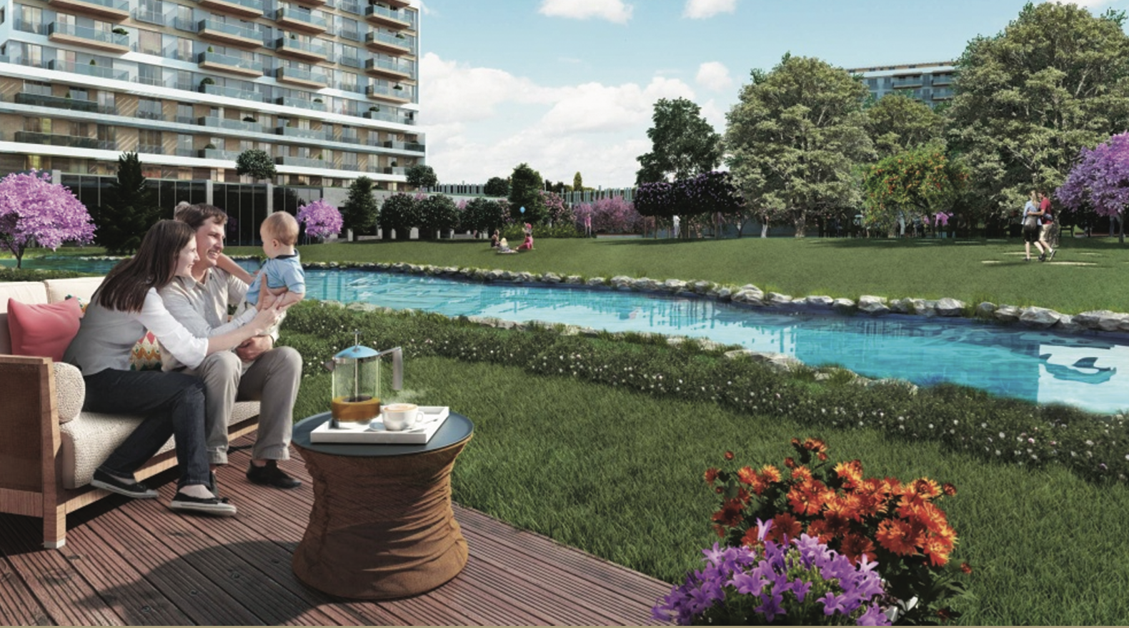 Green Life Gece Görünümü